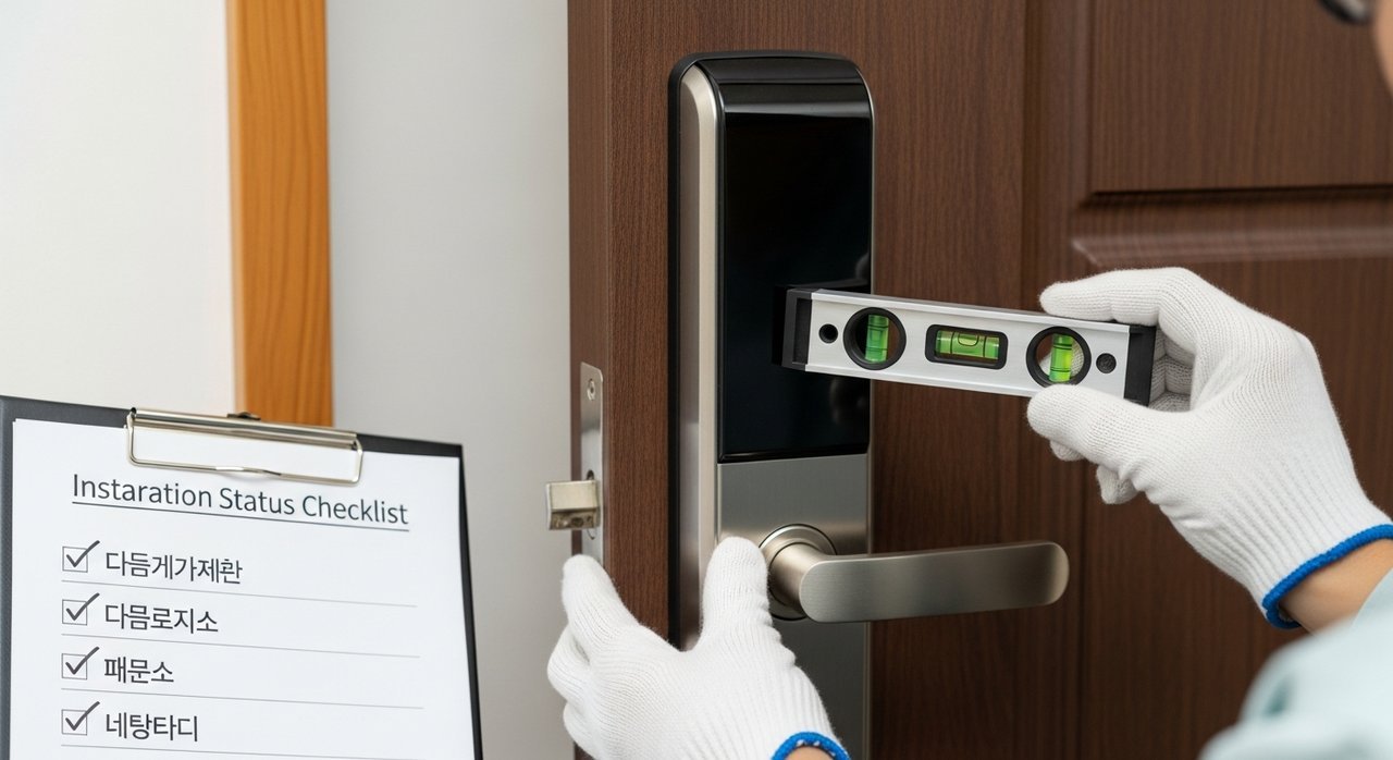 도어락 시공불량 점검, 설치상태 체크리스트 5가지로 완벽 확인