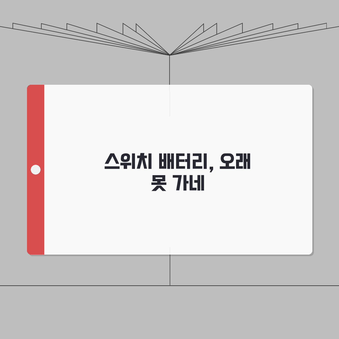 Nintendo Switch 배터리 수명 짧음 | 스위치 배터리 빨리 닳음 총정리: 7가지