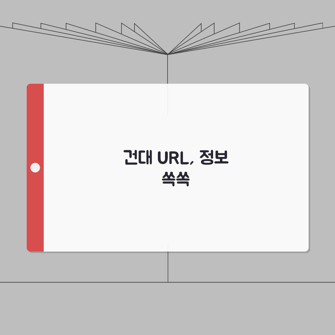 건국대학교 사이트 주소 URL | 건국대 홈페이지 A to Z: 7가지 필수 정보 총정리