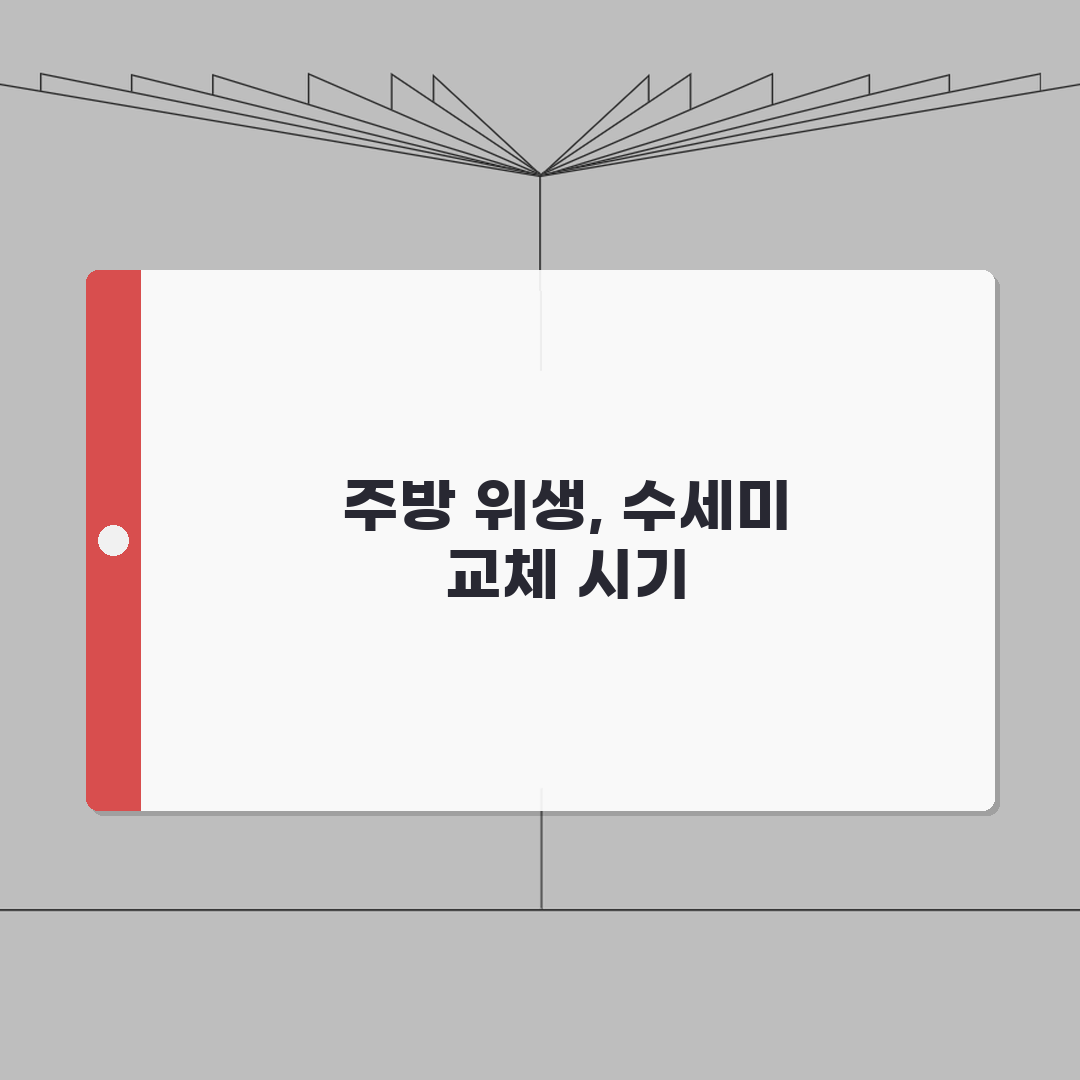 수세미 교체 주기 얼마나 자주 | 수세미 교체 시기 총정리: 5가지 체크리스트