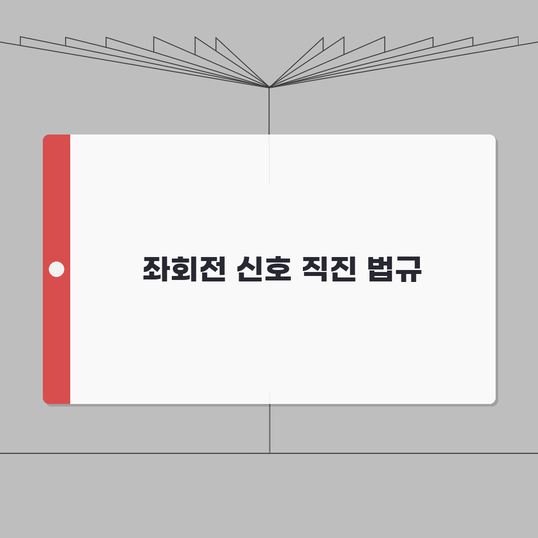 직진금지 없는 좌회전 직진 가능 여부 | 좌회전 신호 시 직진 완벽 법규 가이드: 7가지